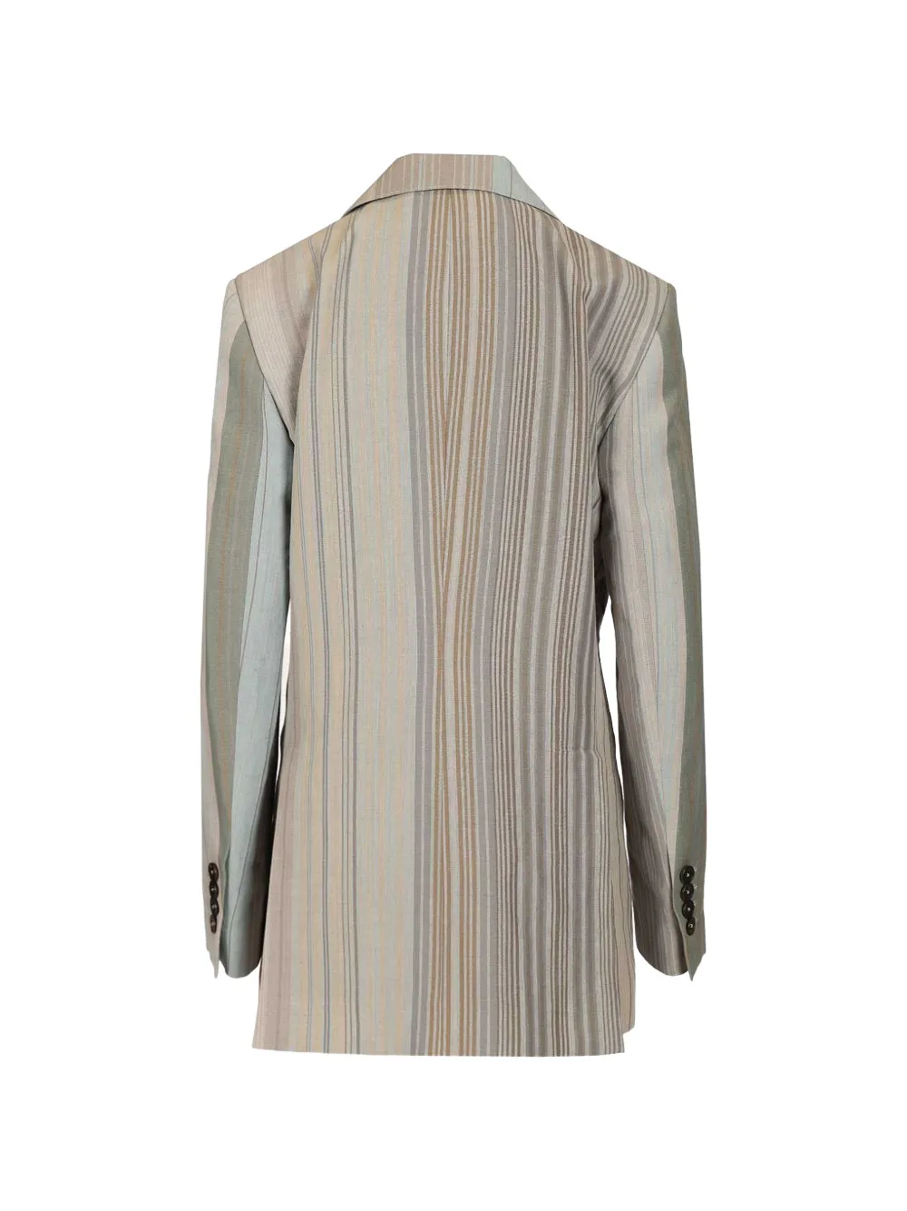  Vivienne Westwood Striped Buttoned Jacket - Neutrals 