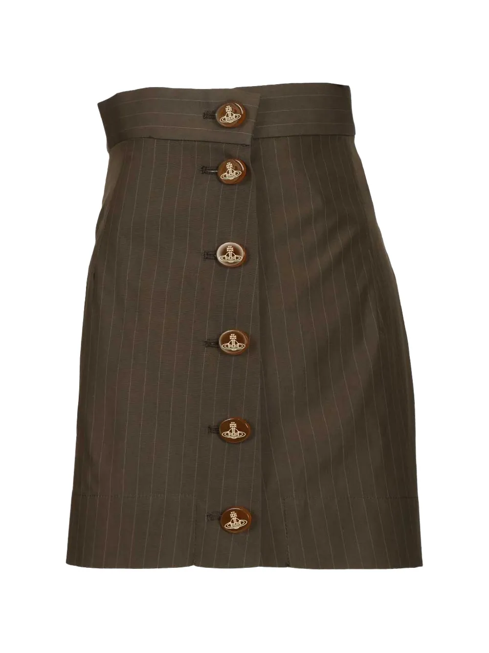 Vivienne Westwood Elle shorts met krijtstreep Groen