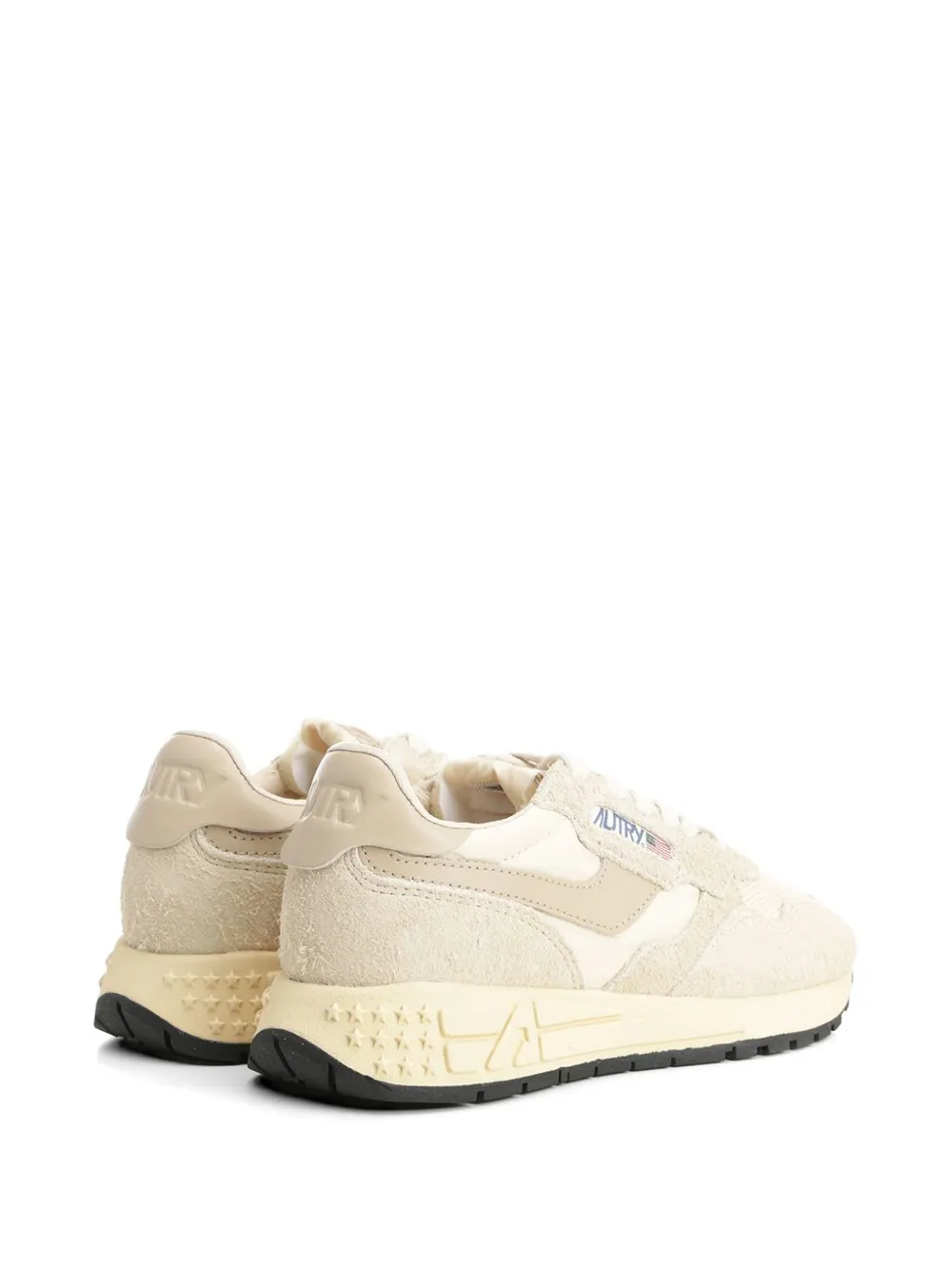 Autry Reelwind suede panelled sneakers Beige