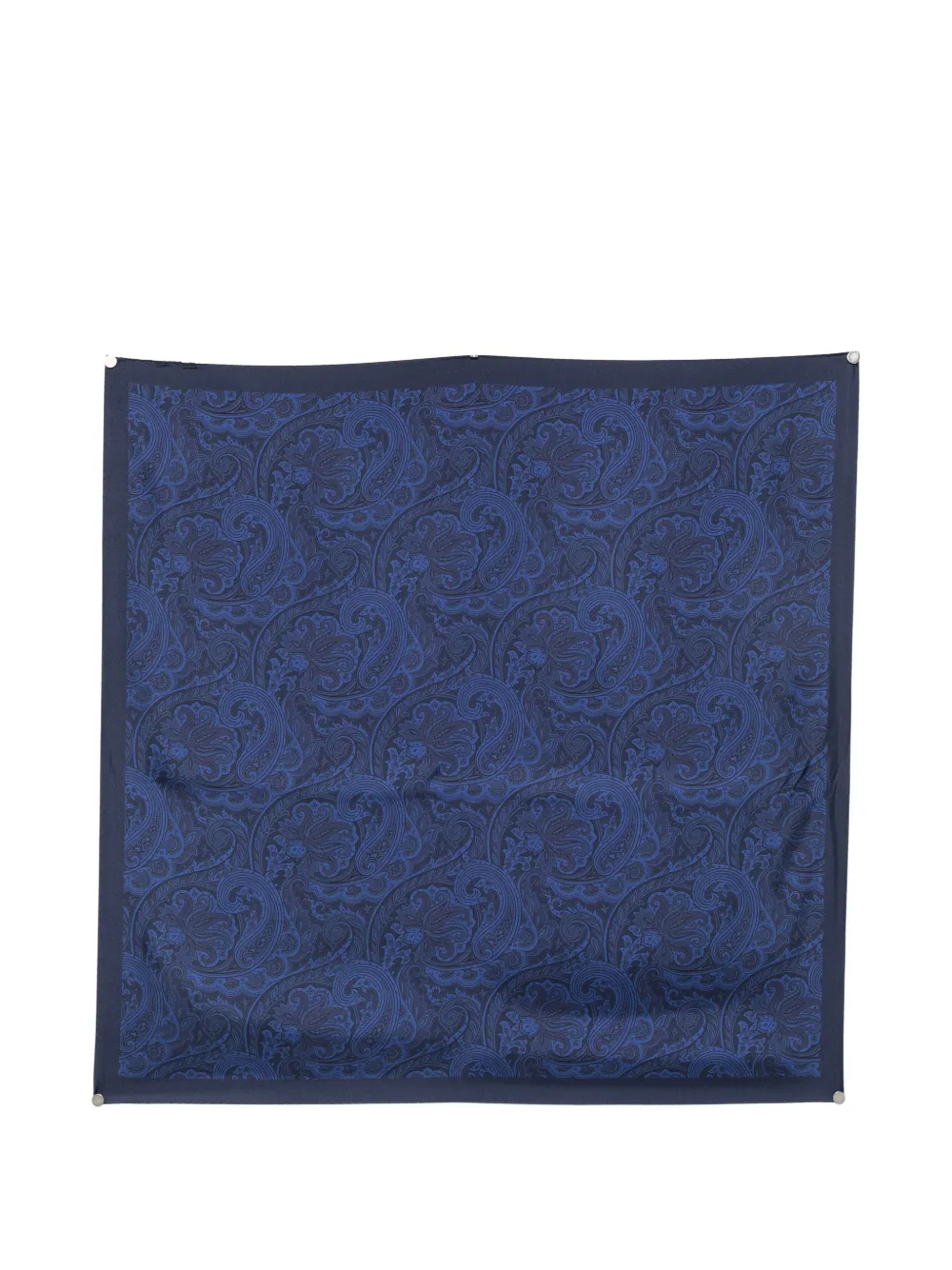 Gabriele Pasini paisley-print silk scarf - Blu