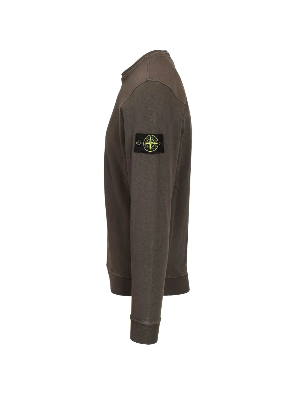crewneck badge cotton sweatshirt