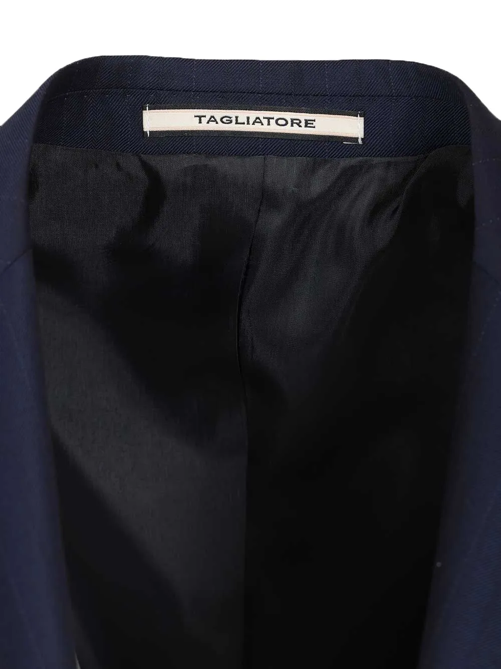 Tagliatore Colbert met krijtstreep Blauw