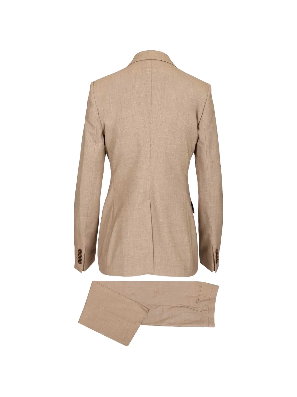 Tagliatore Wollen pak met dubbele rij knopen Beige