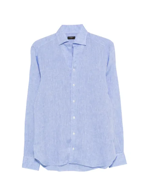 Barba button-down linen shirt