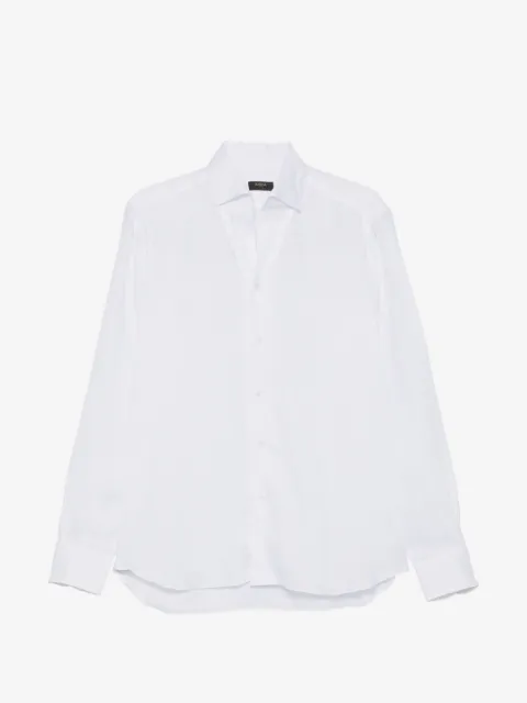 Barba button-down linen shirt