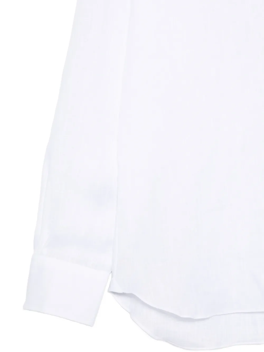 Barba Button-down linnen overhemd Wit