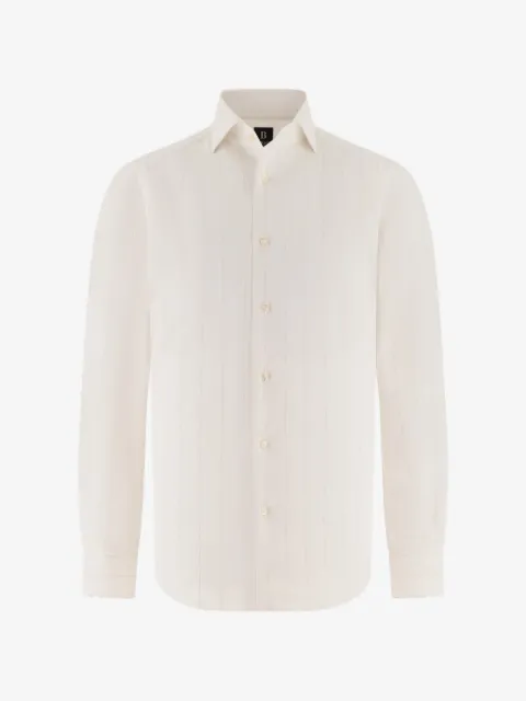 Boggi Milano regular fit linen shirt