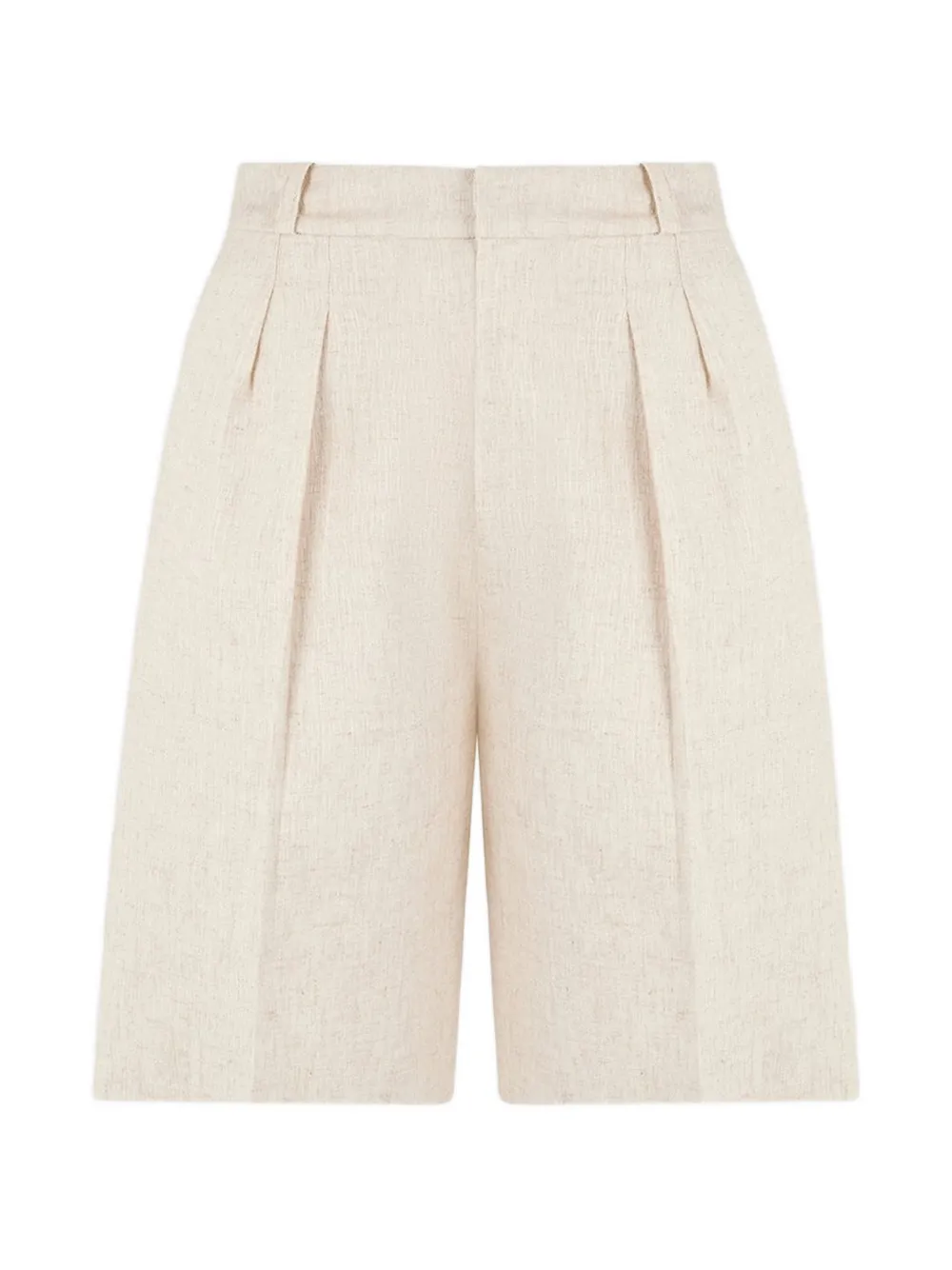 Manière De Voir pleat eiffel belt shorts - Toni neutri