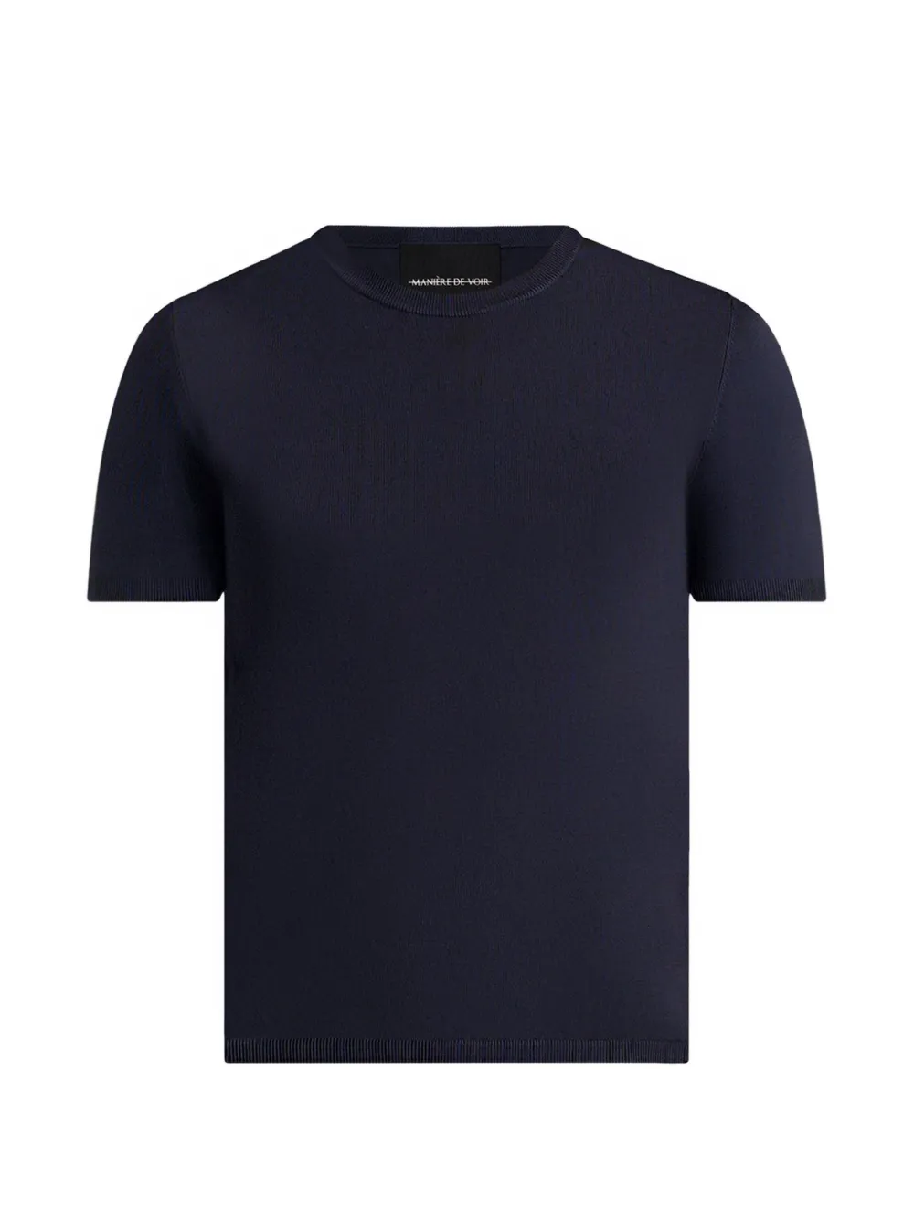 Manière De Voir knitted ellington T-shirt - Blu