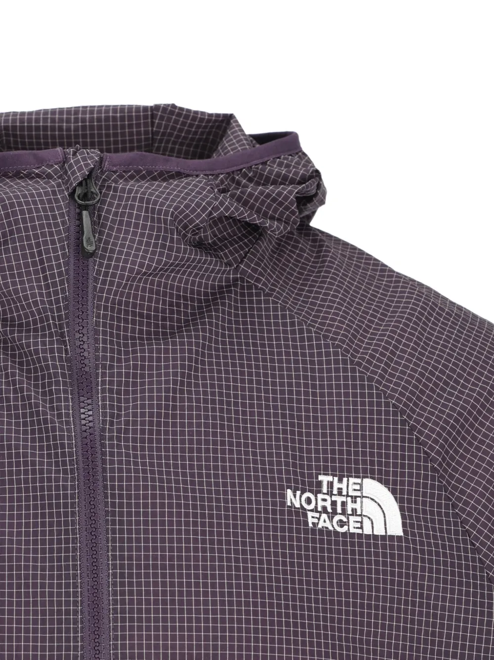 The North Face Windjack met capuchon en rits Paars