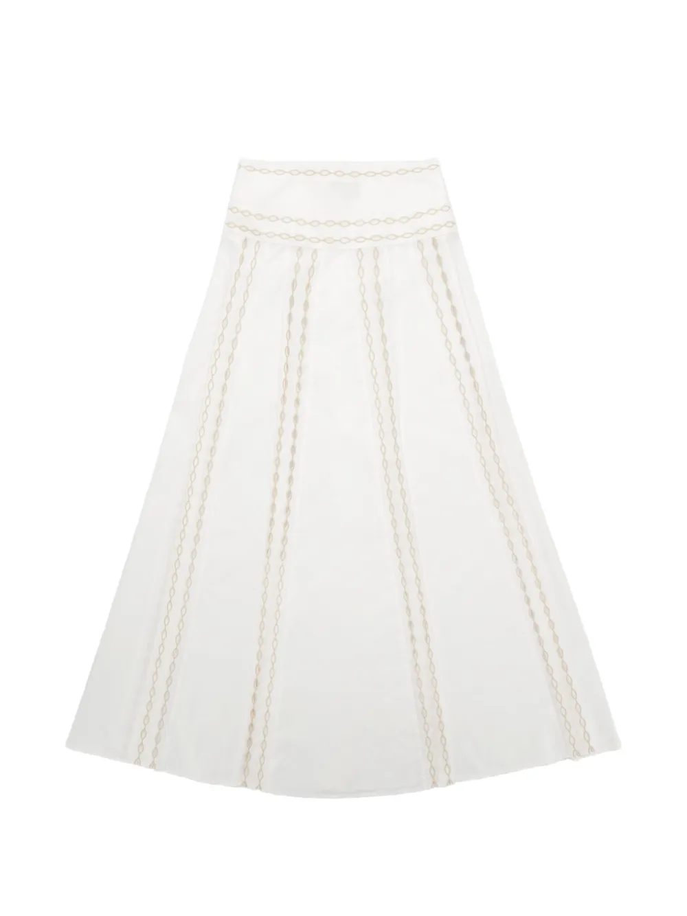 Fortela Alexane broderie-anglaise skirt - Bianco