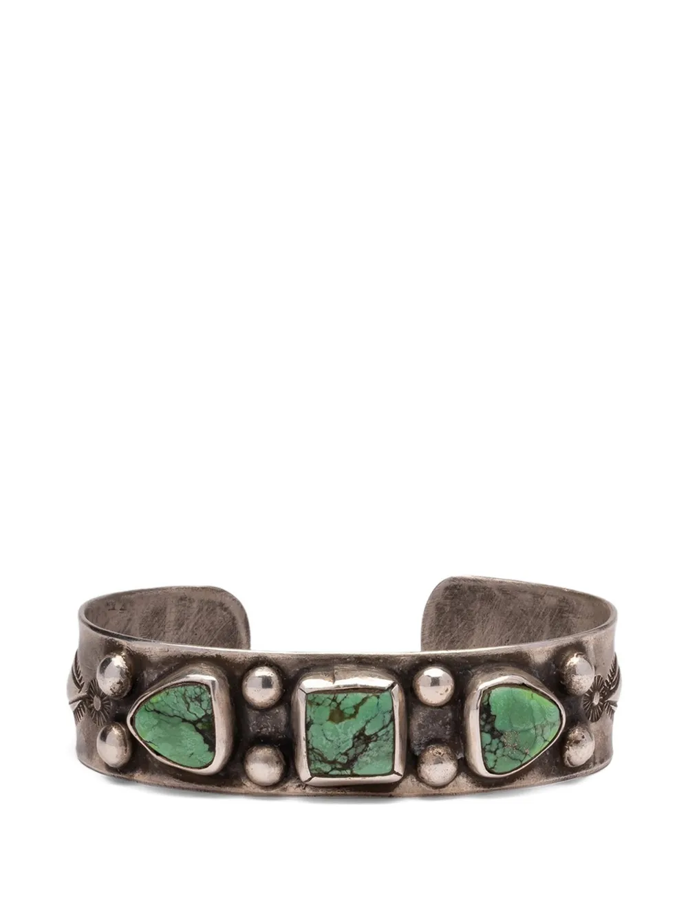 Fortela turquoise-stone bracelet - Silver