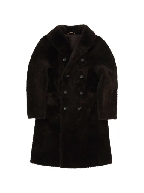 Fortela Perce double-breasted shearling coat