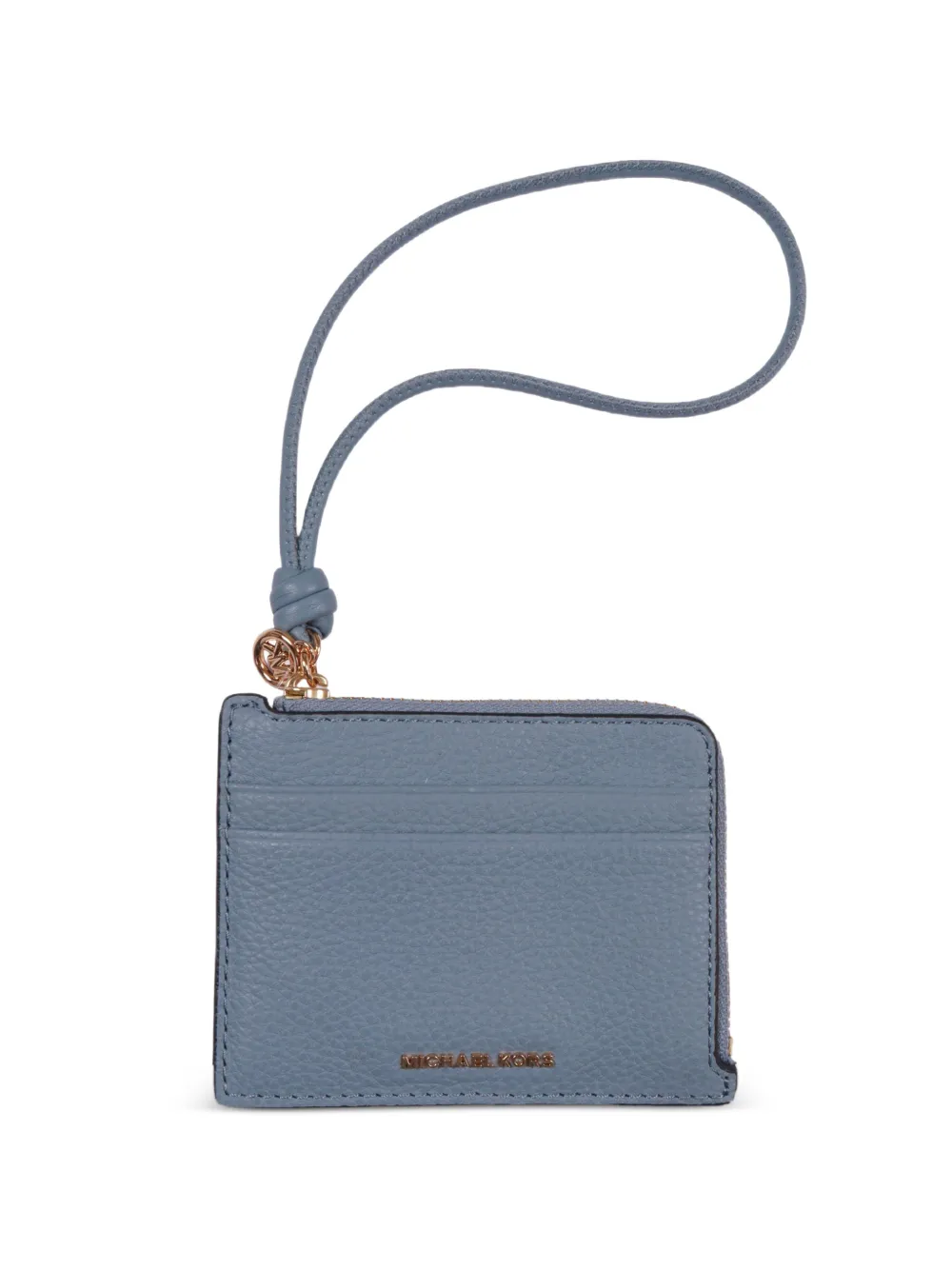 Michael Kors pebbled leather wristlet - Blu