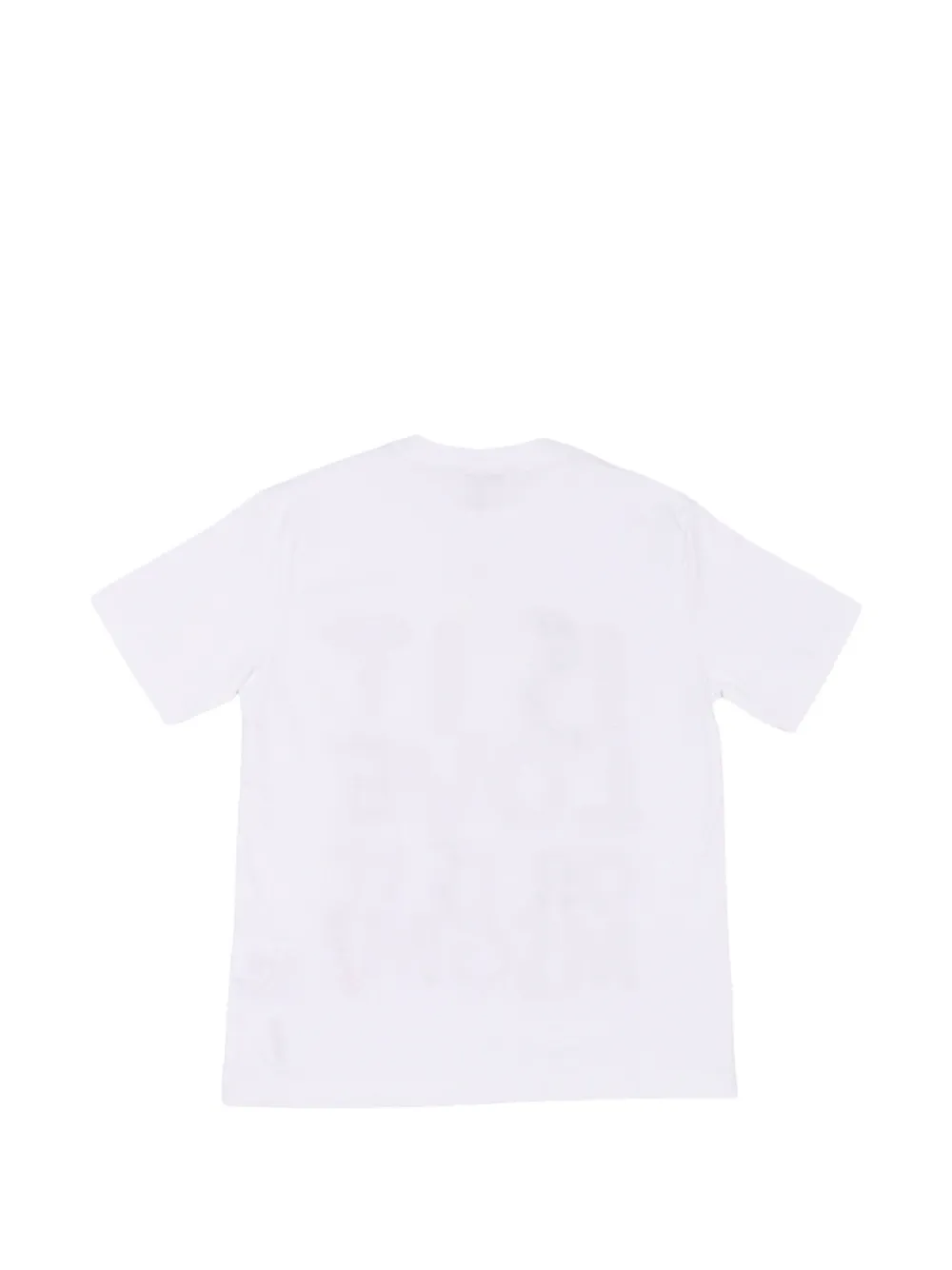 MSGM Kids Grafisch T-shirt Wit