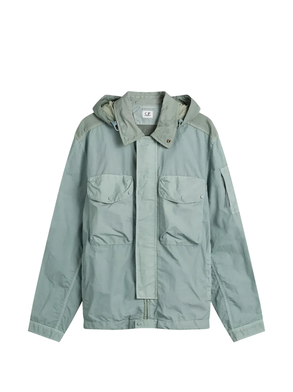 C.P. Company Goggle hooded jacket - Blau