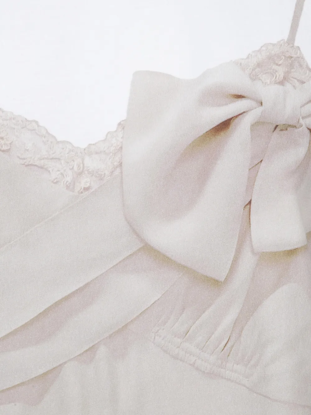  Simone Rocha Bow Sash T-shirt - White 