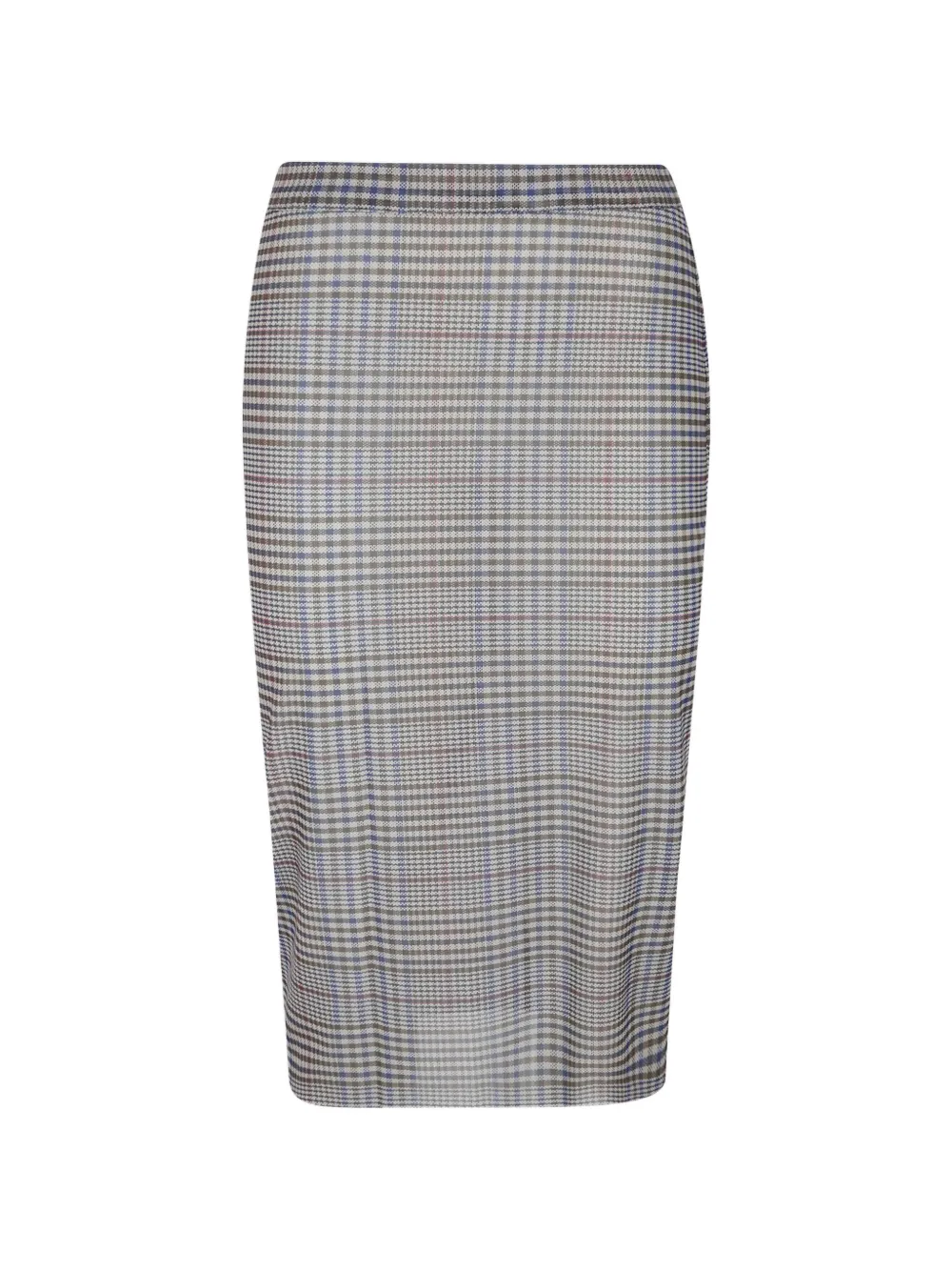 The Frankie Shop Aurora sheer mesh midi skirt - Nude