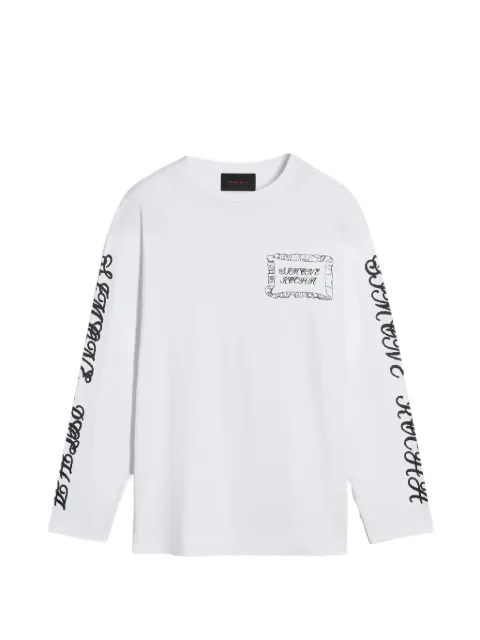 Simone Rocha Pillowcase print long-sleeve T-shirt