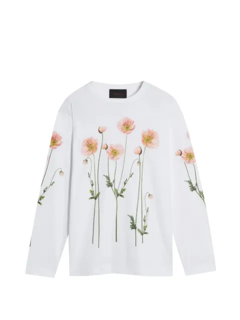 Simone Rocha Poppy Langarmshirt mit Print