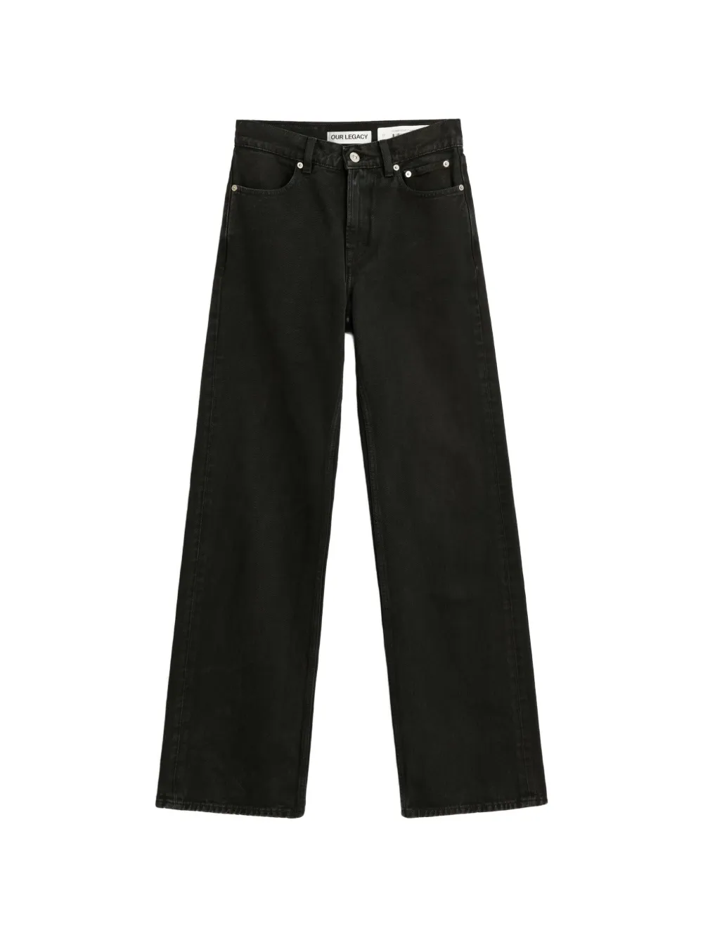 OUR LEGACY Jeans met uitgesneden details Zwart