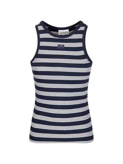 GANNI striped tank top