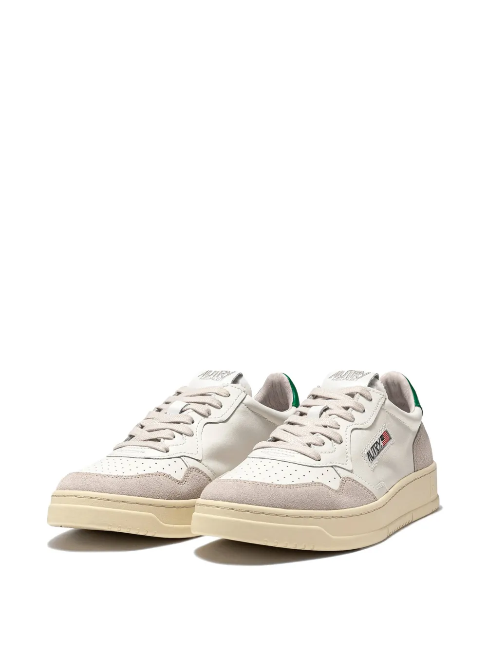 Autry Medalist Low leather sneakers Beige