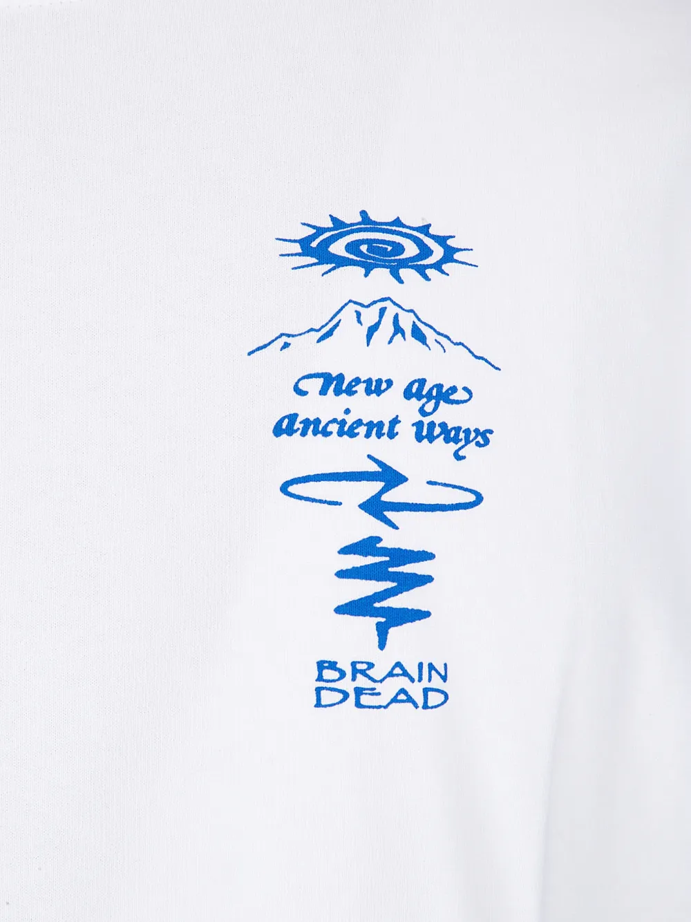  Brain Dead Ancient Ways T-shirt - White 