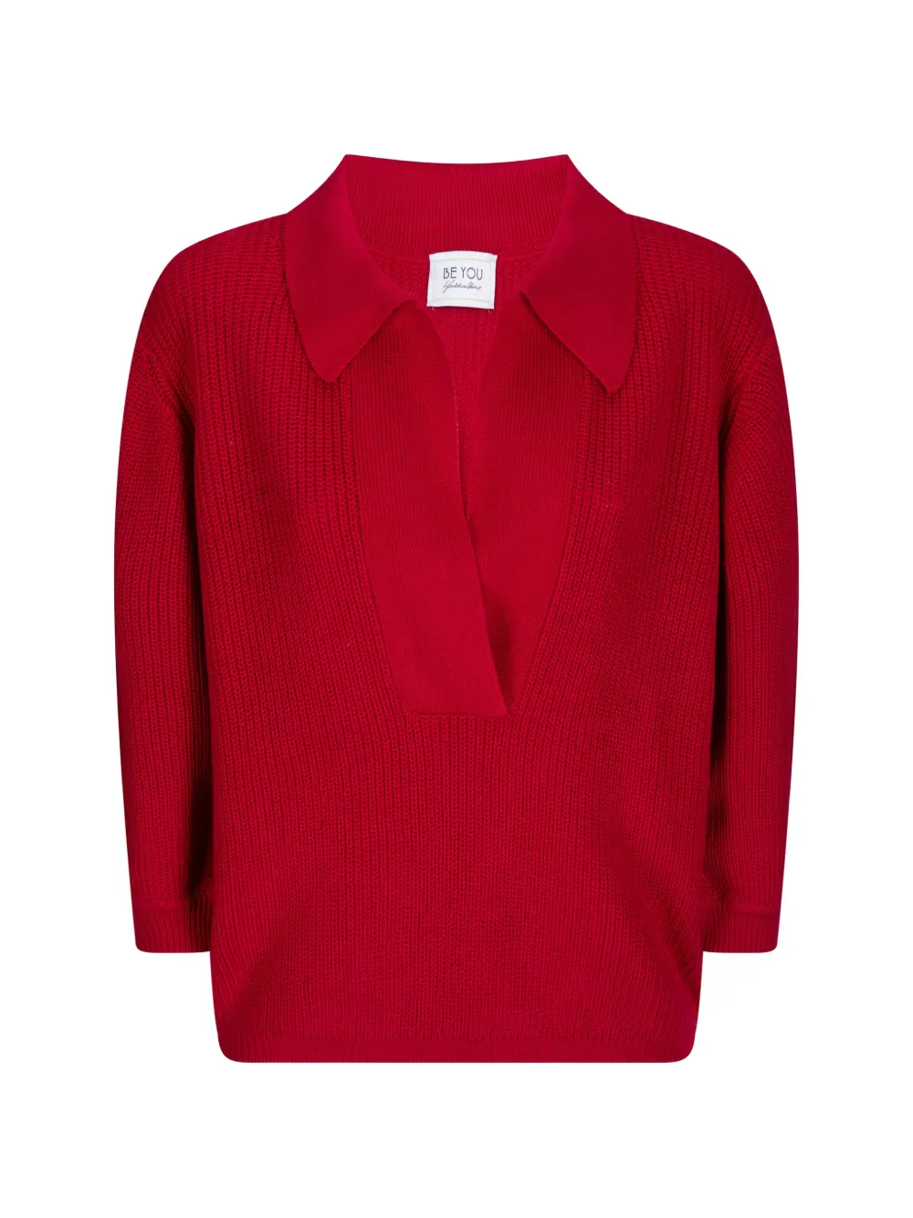 be you collared sweater - Rot