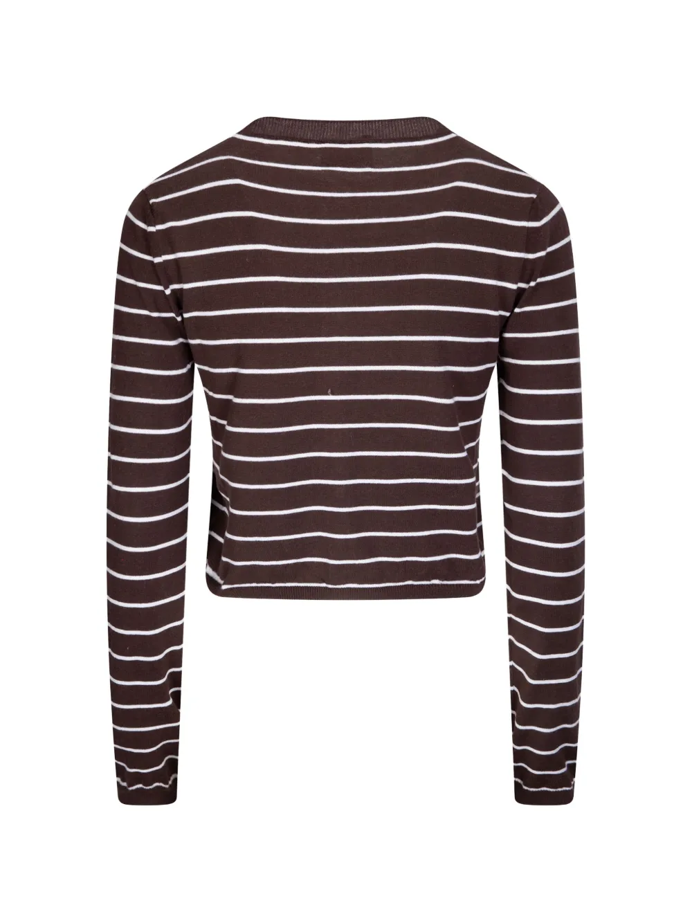  Be You Striped Cardigan - Brown 