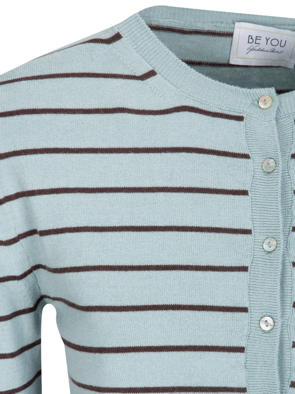 Be You Striped Cardigan - Blue 