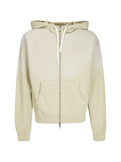 Brain Dead padded-elbow zip-up hoodie