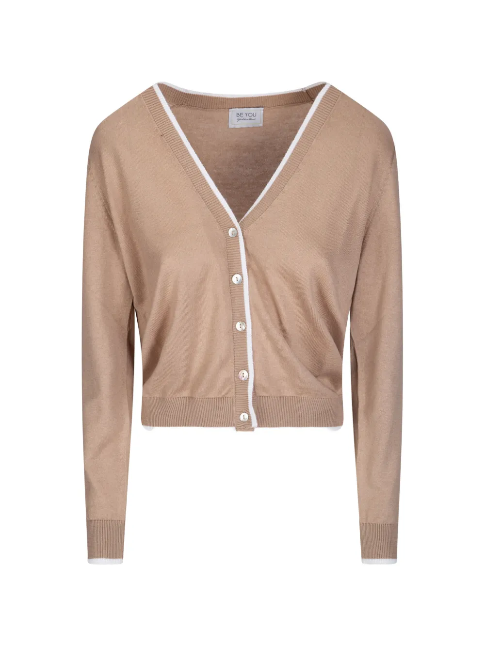 be you button V-neck cardigan - Neutrals