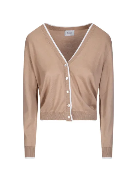 be you button V-neck cardigan