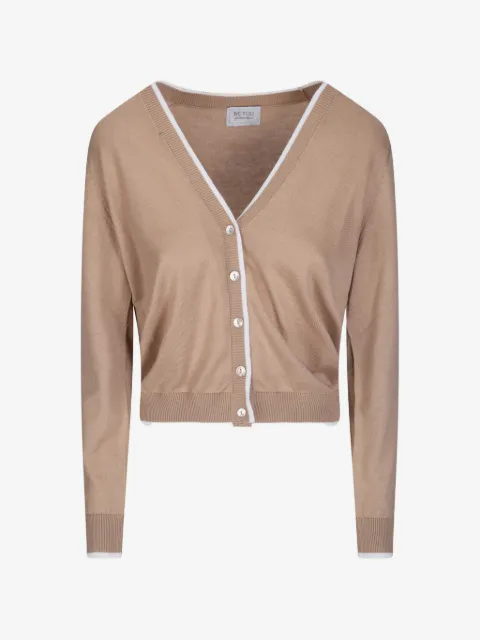 be you button V-neck cardigan