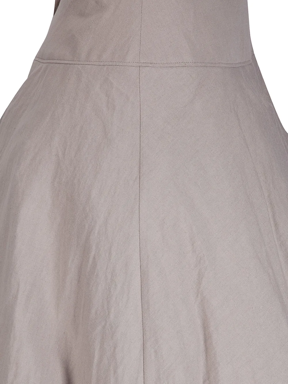  Yohji Yamamoto C/li Poplin Midi Skirt - Neutrals 