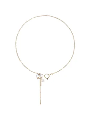 Justine Clenquet Lucy Necklace | Green | FARFETCH AZ