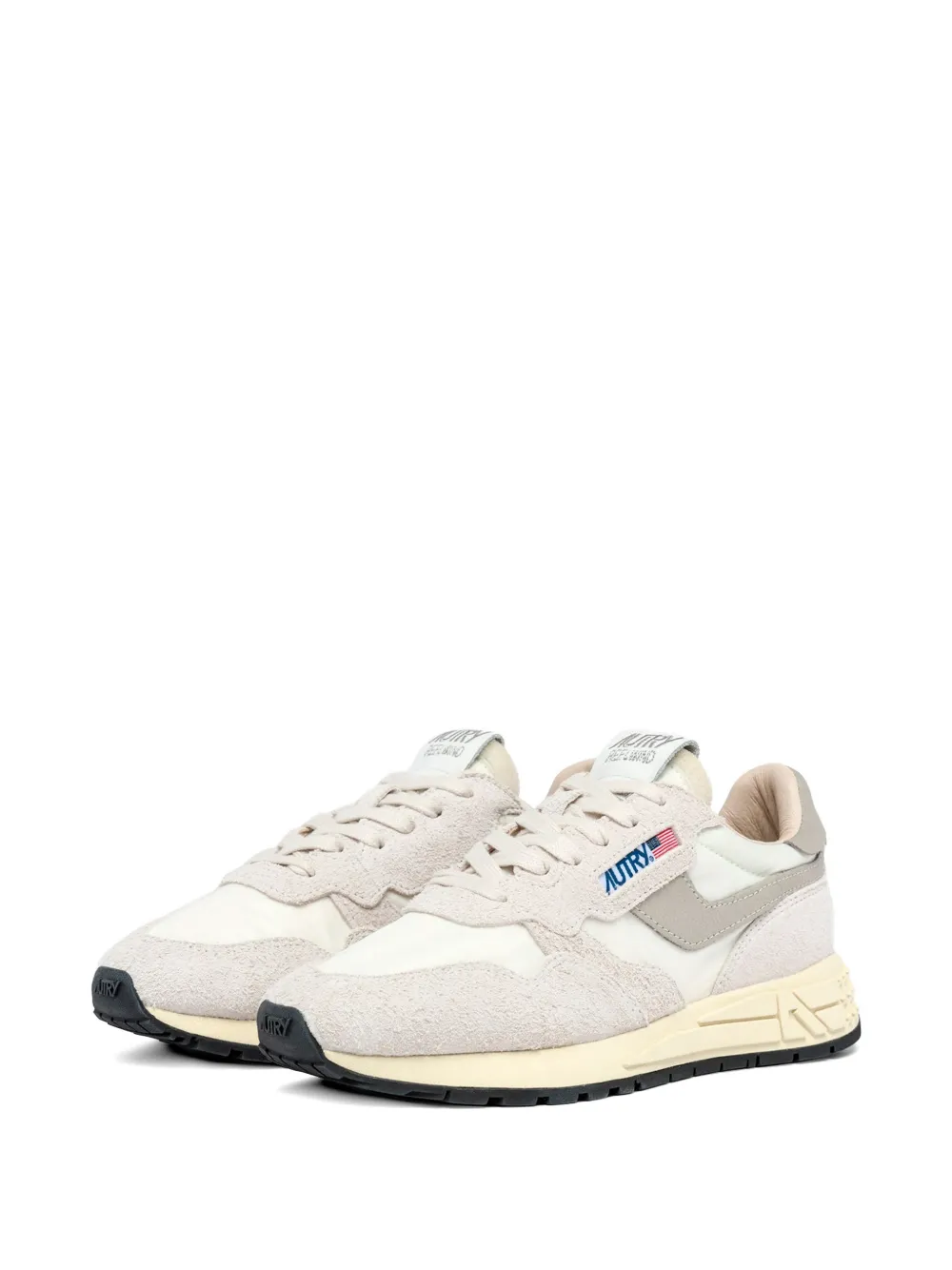 Autry Reelwind suede leather sneakers Beige