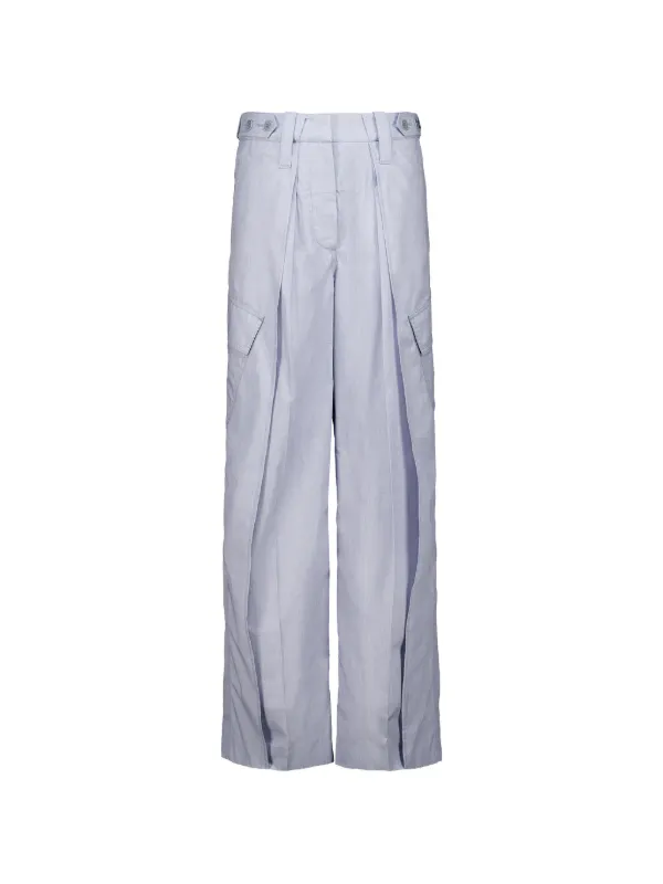 Stella McCartney Layered Cargo Trousers in Grey