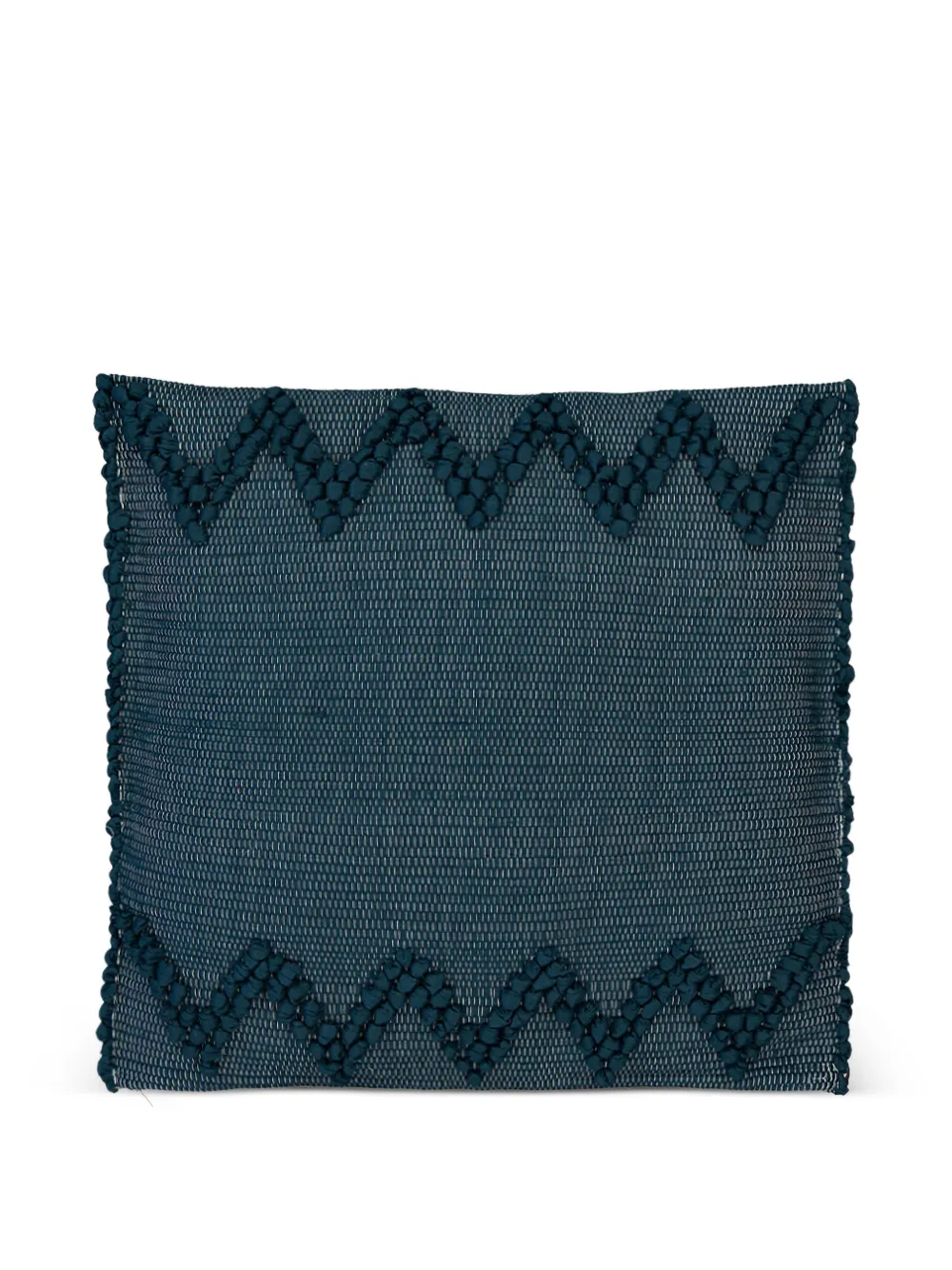 HOUSE OF CAPRICORN Sofia zigzag cushion - Grün