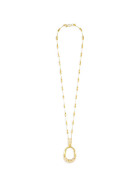 Aurelie Bidermann collar Diana con dije ovalado