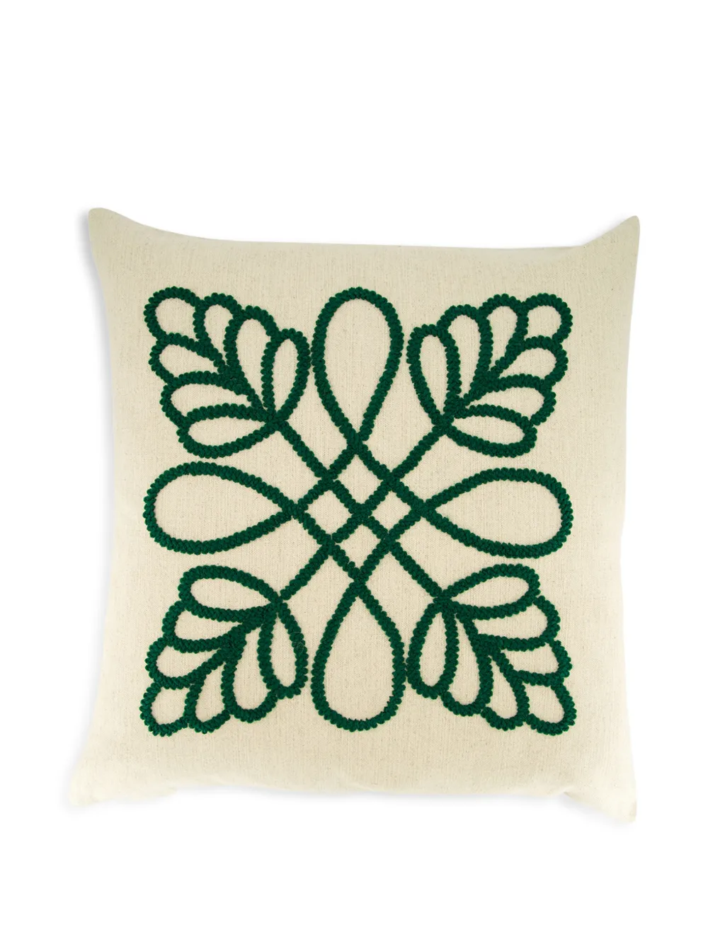 HOUSE OF CAPRICORN handmade embroidery linen cushion - Nude