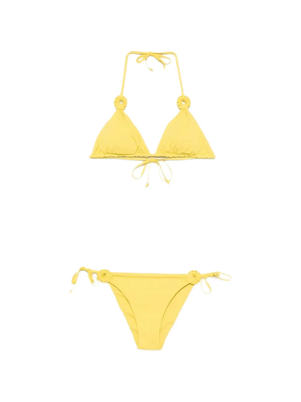 Fisico Bikini con anello - Giallo