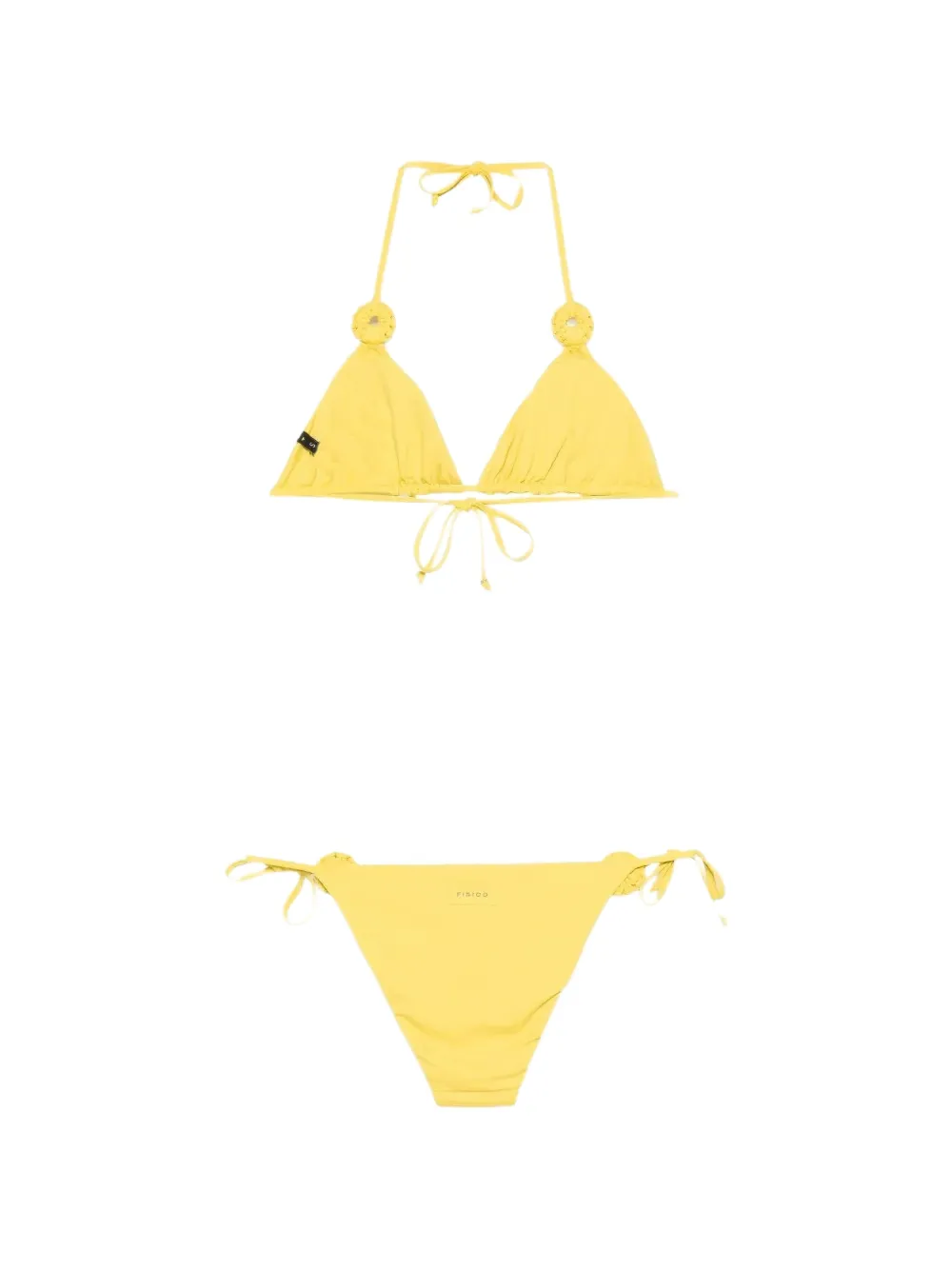  Fisico Ring-detail Bikini - Yellow 