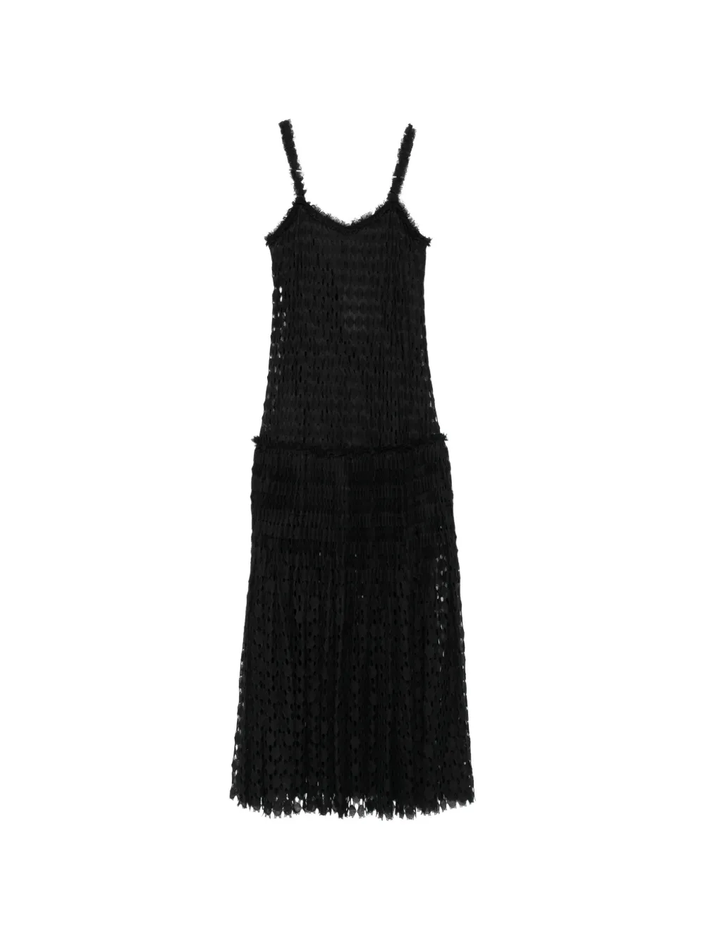 Ulla Johnson ruffled-detail maxi dress - Black
