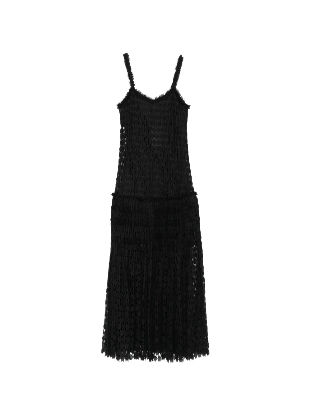 Ulla Johnson ruffled-detail maxi dress - Nero