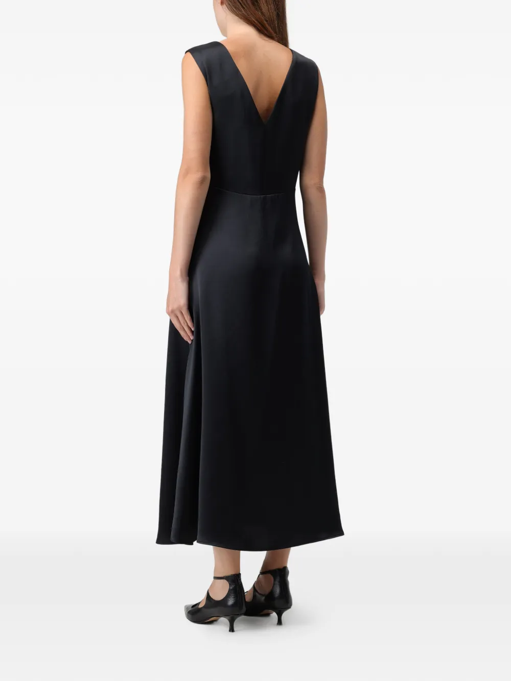  Weekend Max Mara V-neck Dress - Black 