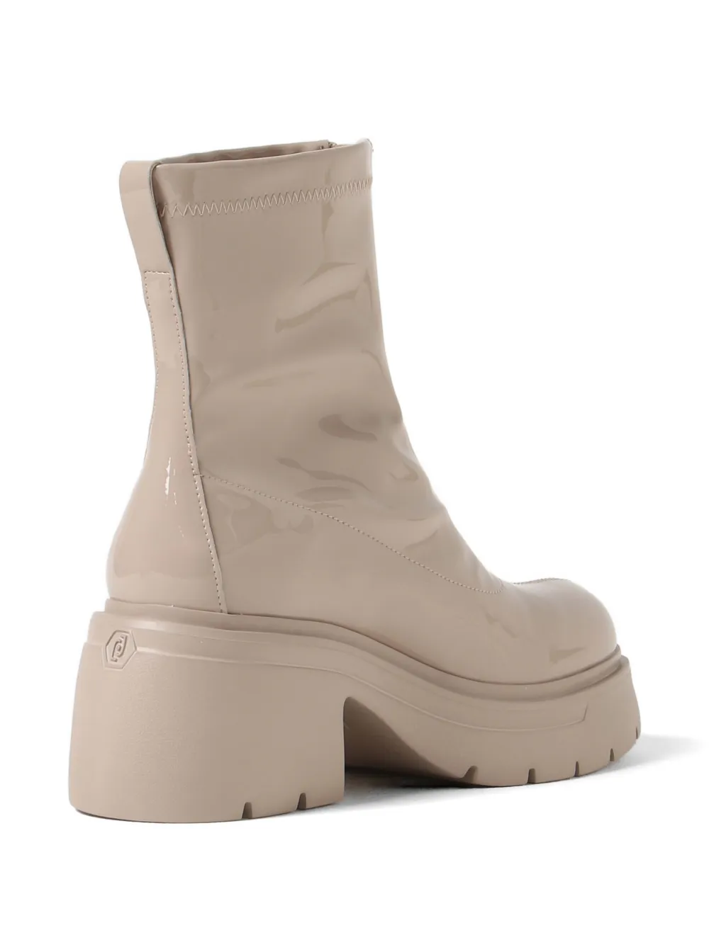 LIU JO Carrie 26 zip platform boots Beige