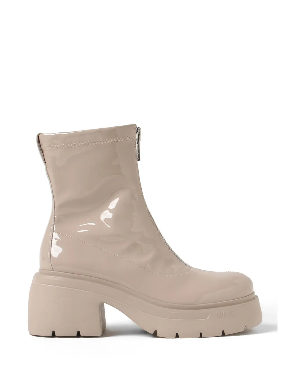 LIU JO Carrie 26 zip platform boots - Toni neutri