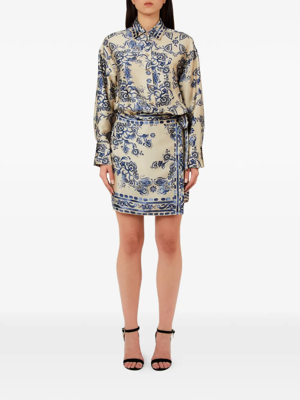 LIU JO floral print dress - Toni neutri